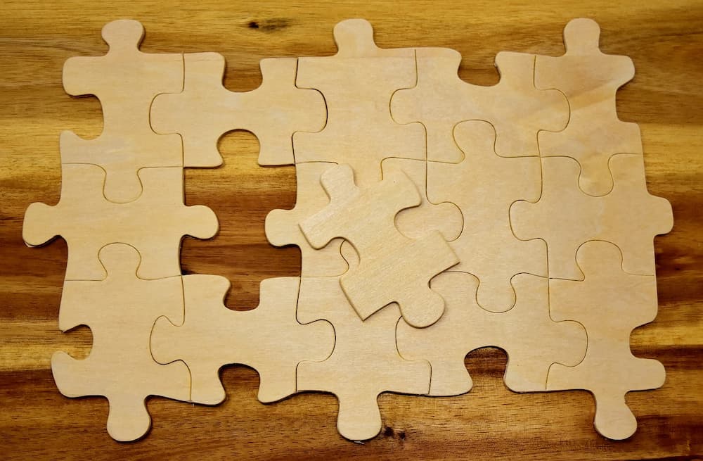 Como pegar un puzzle