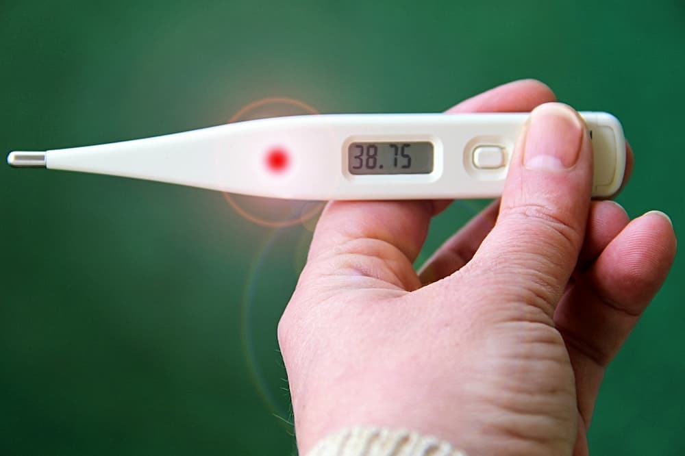 Como tener fiebre de verdad