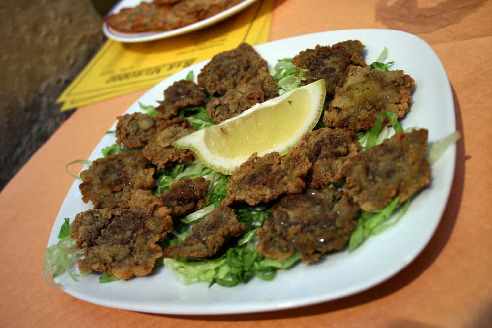 Ortiguillas comida