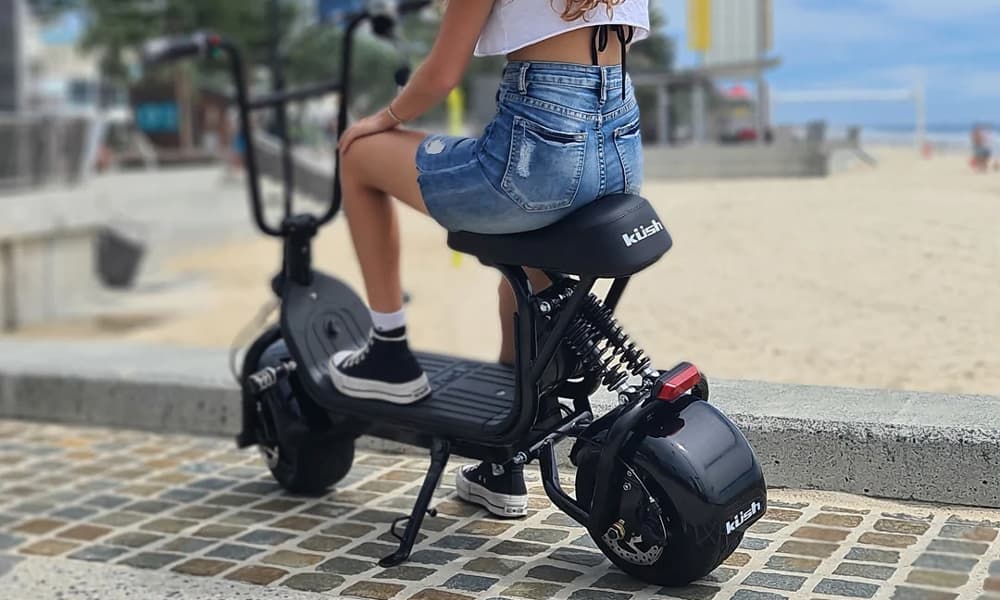 Patinete electrico con asiento