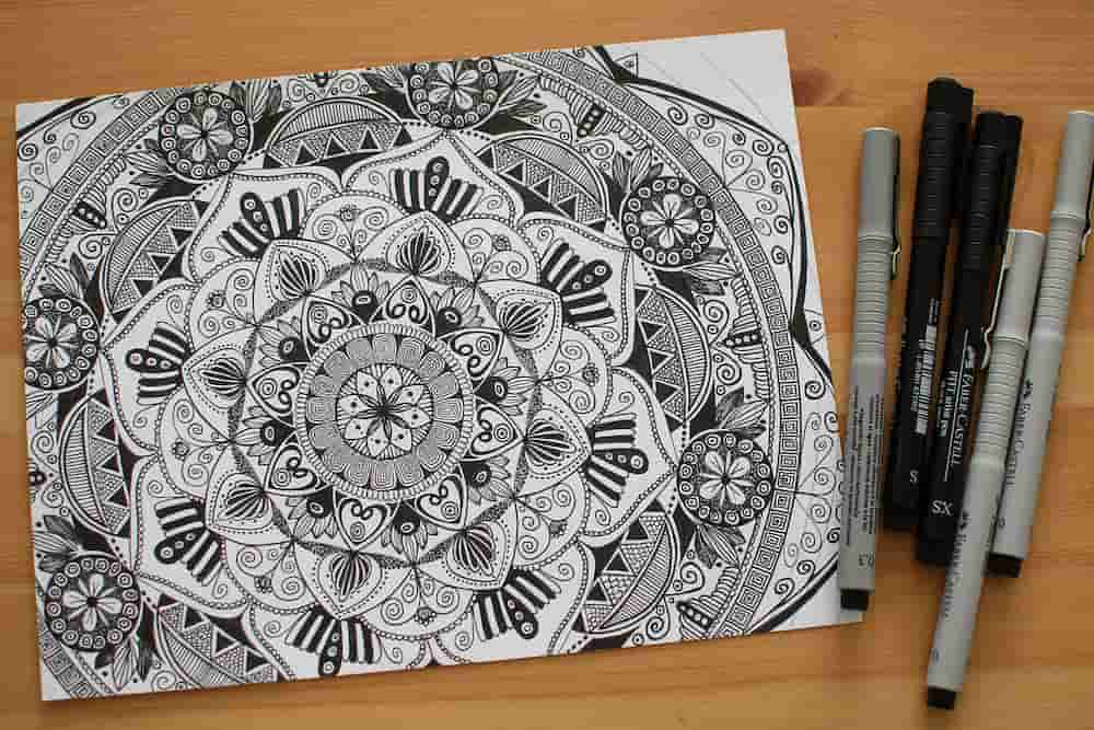 Como pintar mandalas