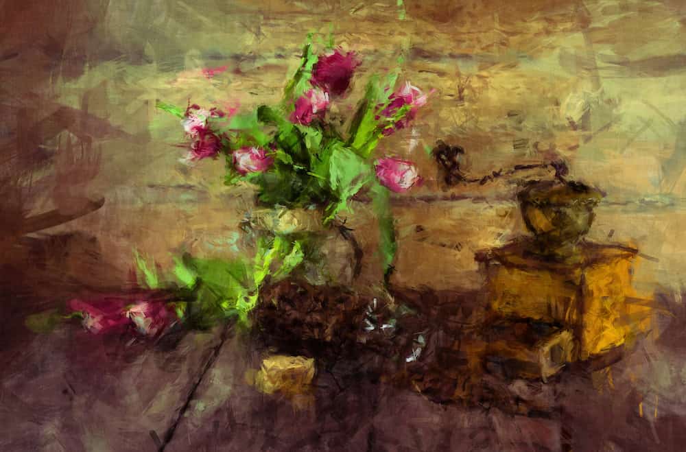 Cuadros modernos de flores