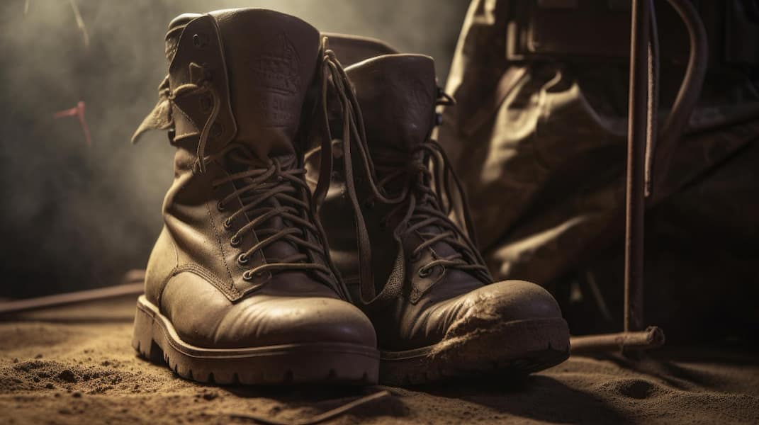 Botas militares hombre